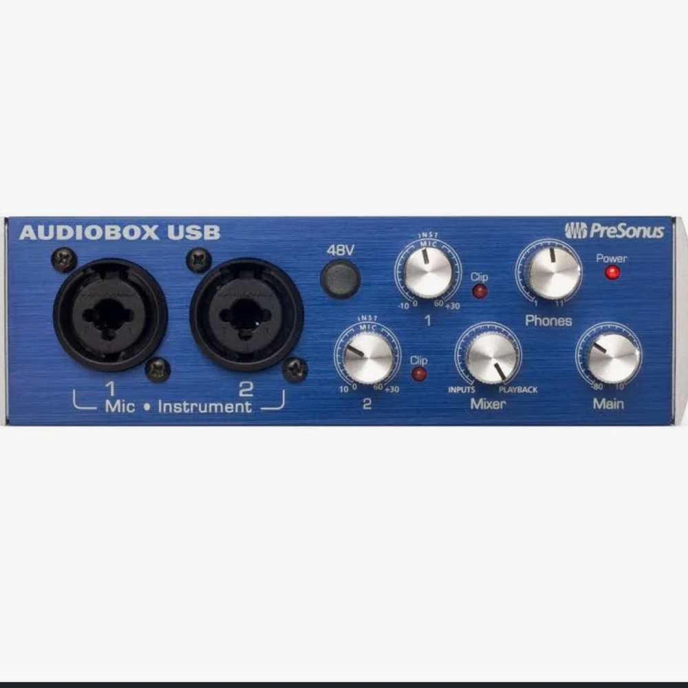 USED: PreSonus AudioBox USB 2x2 Recording System aka AudioBox USB 96